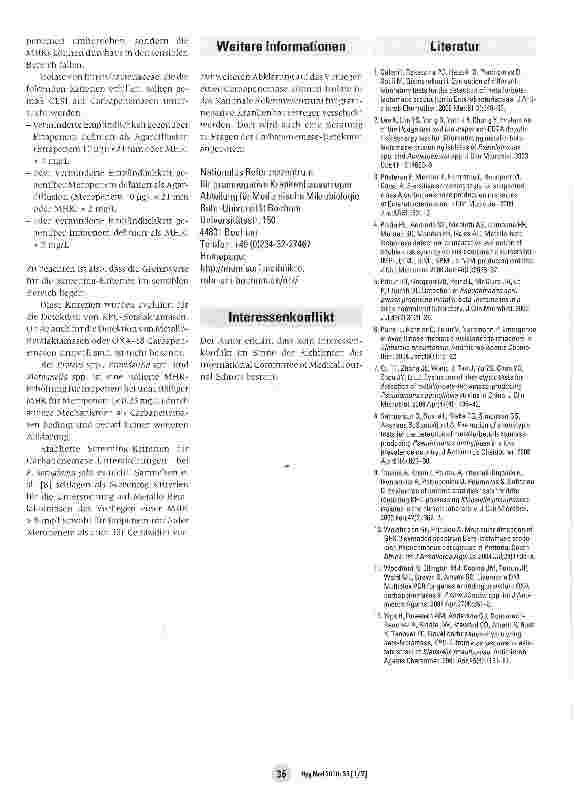 Vorschauseite 5: Carbapenemase-Detektion im mikrobiologischen Labor
