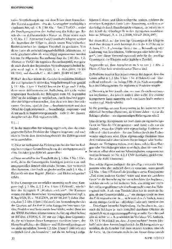 Vorschauseite 5: Die Verpflichtung zur Registrierung externer Systemteile eines implantierten Medizinprodukts nach dem Elektrogesetz
