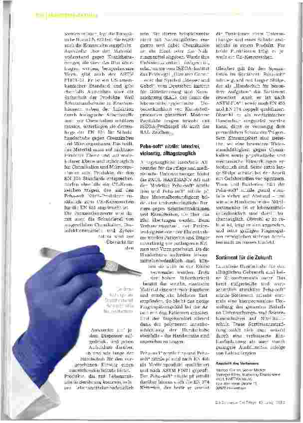 Vorschauseite 3: Qualität ohne Latex -Sicherheit ohne Kompromisse