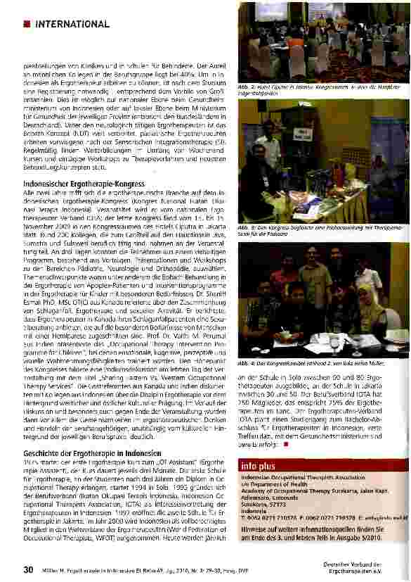 Vorschauseite 2: Ergotherapie in Indonesien