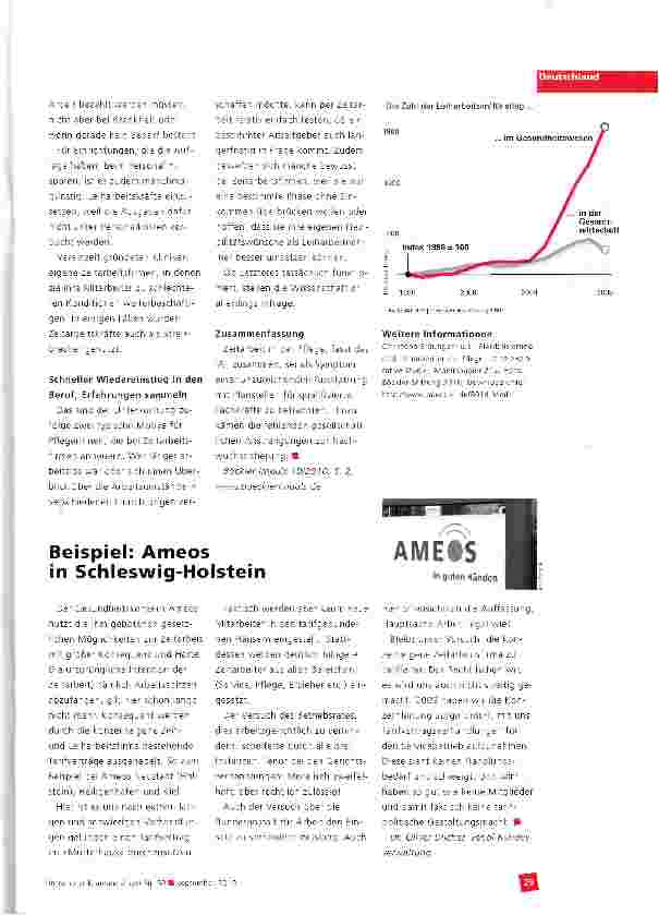 Vorschauseite 2: Leiharbeit in der Pflege nimmt zu