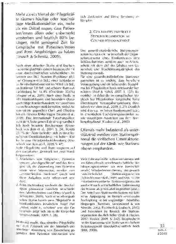 Vorschauseite 3: GESUND PFLEGEN UNTER ZEITNOT UND FEHLENDER ANERKENNUNG? WERTSCHÄTZUNGSASPEKTE DES GESUNDHEITSMANAGEMENTS IN DER KRANKENPFLEGE