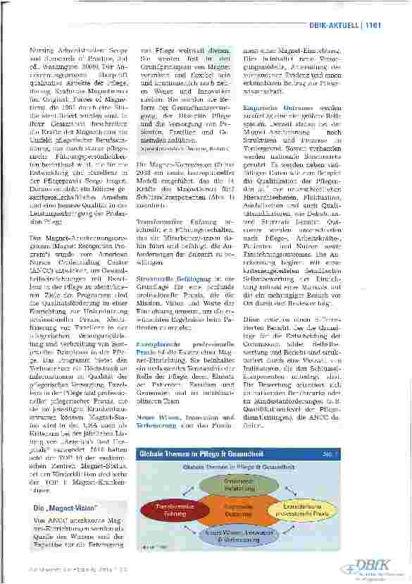 Vorschauseite 2: Von Magnet-Krankenhäusern lernen
