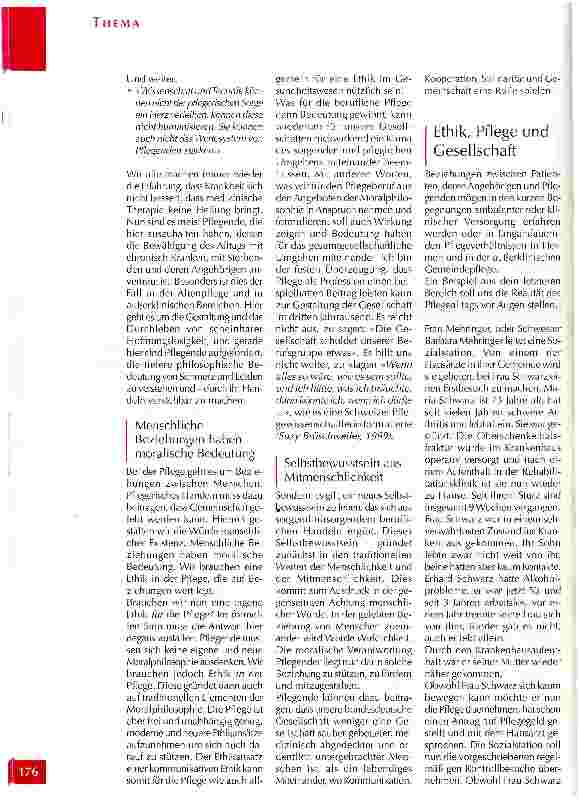Vorschauseite 3: Beziehungen in der Lebenswirklichkeit von Krankheit und Gesundheit