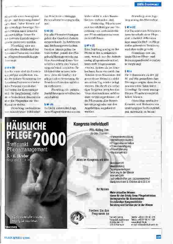 Vorschauseite 2: Qualität kann nicht unabhängig von den Pflegesätzen bewertet werden!