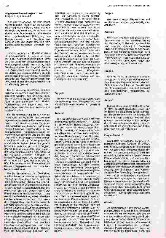 Vorschauseite 2: Personalprobleme in der Krankenpflege