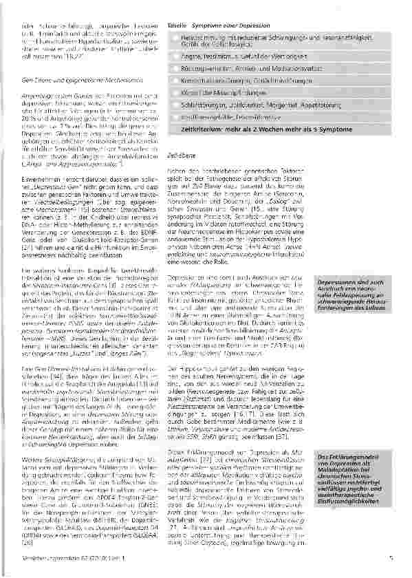 Vorschauseite 3: Neurobiologie der Depression