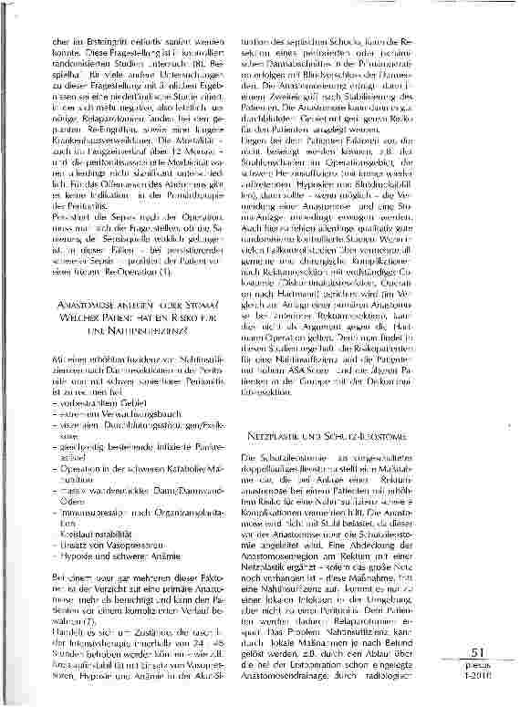 Vorschauseite 2: OPERATIVE FOKUSSANIERUNG -WAS IST „ BEST EVIDENCE?
