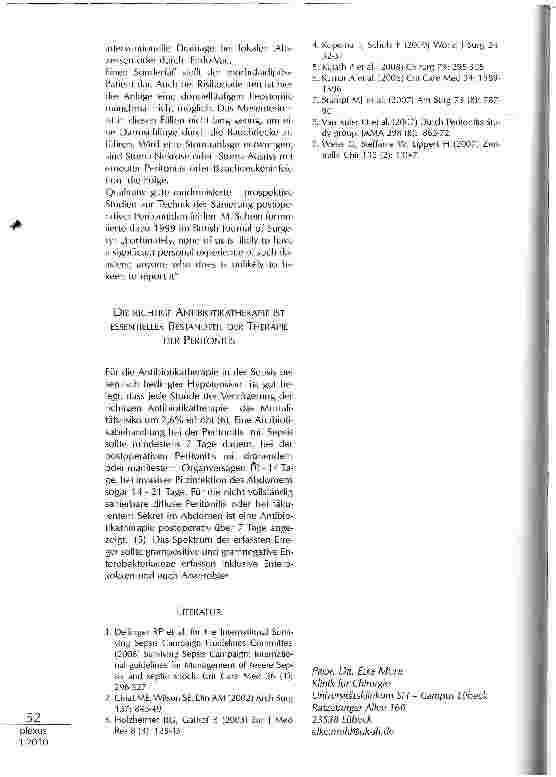 Vorschauseite 3: OPERATIVE FOKUSSANIERUNG -WAS IST „ BEST EVIDENCE?