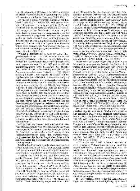 Vorschauseite 4: Informationsrecht des Personalrates beim betrieblichen Eingliederungsmanagement