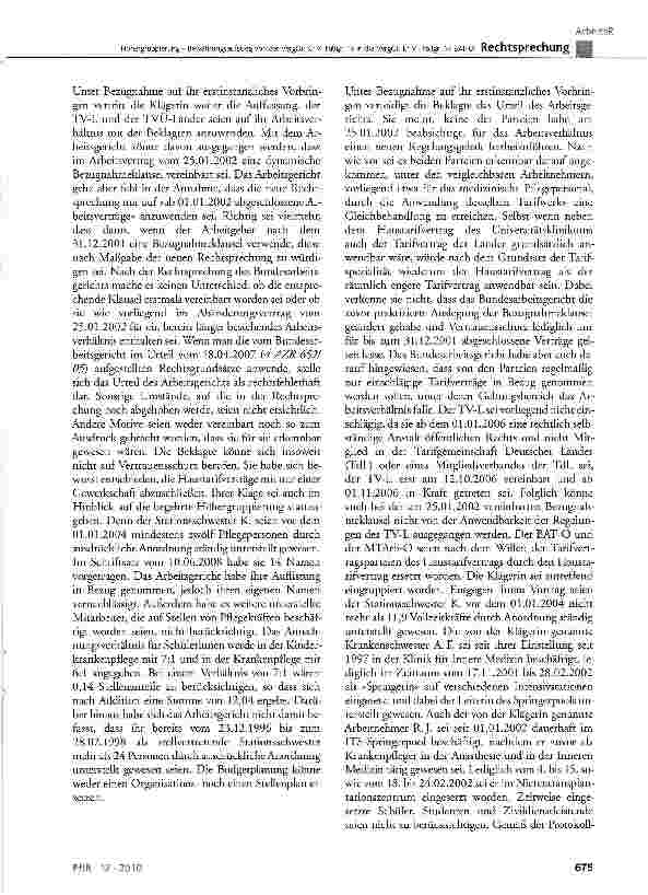 Vorschauseite 4: Höhergruppierung - Bewährungsaufstieg von der VergGr. Kr VI Fallgr. 16 in die VergCr. Kr VII Fallgr. 14 BAT-OBGB § 133, § 157, § 613a Abs. 1; TVC § 4 Abs. 1