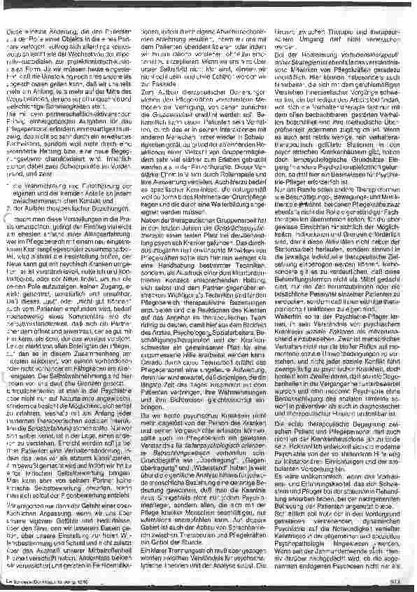 Vorschauseite 2: Ist das Selbstverständnis der psychiatrischen Krankenpflege in der Krise