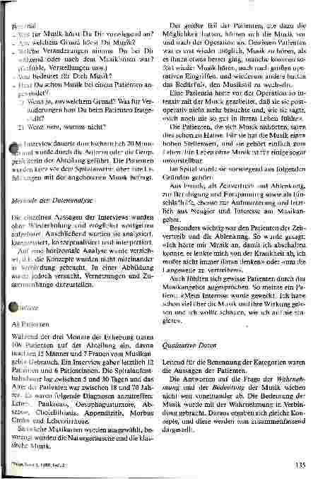 Vorschauseite 5: Kann Musik das Wohlbefinden der Patienten verbessern?