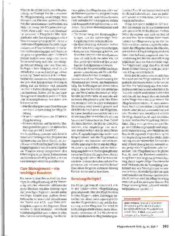 Vorschauseite 2: Ratsuchenden zur Seite stehen