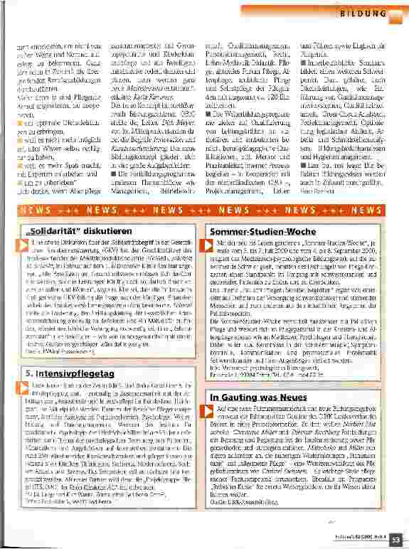 Vorschauseite 2: Die Egoismen müssen weg Neues OBiG-Konzept setzt auf Vernetzung