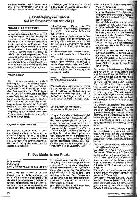 Vorschauseite 4: Pflegemodelle in der Praxis 3. Folge: Hildegard Peplau - Psychodynamische Krankenpflege
