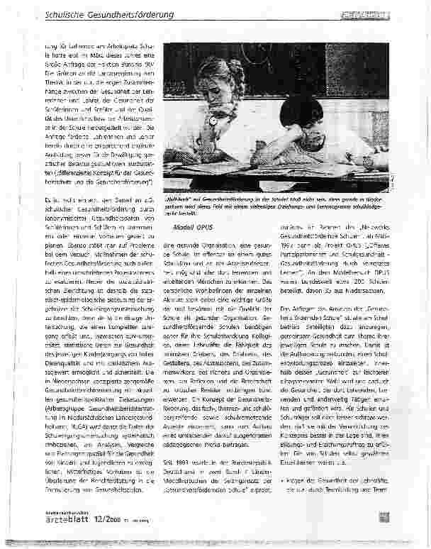 Vorschauseite 3: Gesundheit im Schulalltag - Ansätze und Chancen