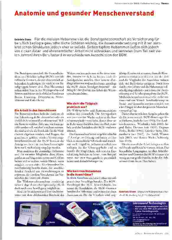 Vorschauseite 1: Anatomie und gesunder Menschenverstand
