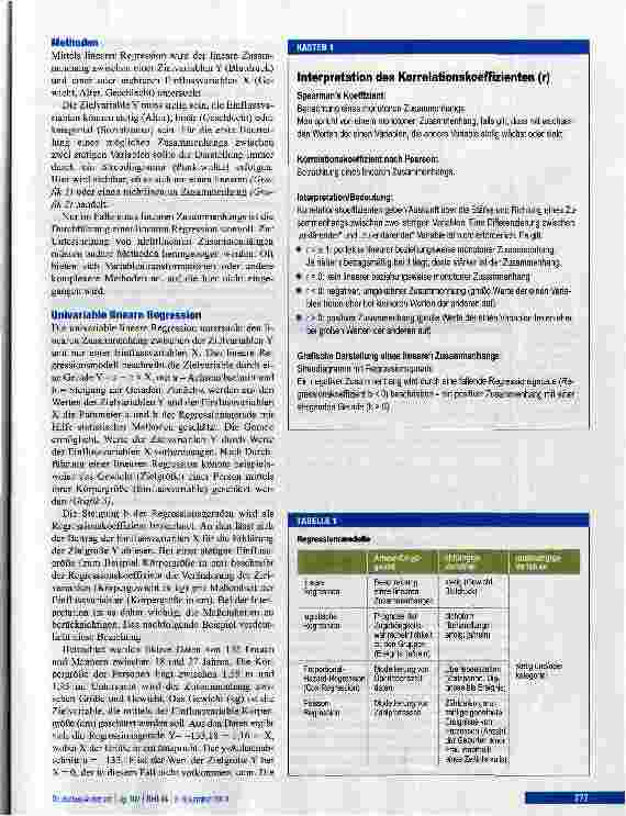 Vorschauseite 2: Lineare Regressionsanalyse