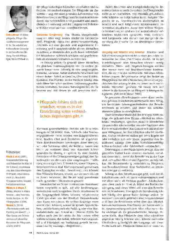 Vorschauseite 2: Wie viel gesundheitliche Fürsorge brauchen alte Menschen?