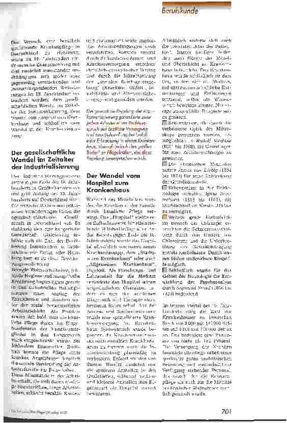 Vorschauseite 2: Die Berufsorganisation der Krankenpflegerinnen Deutschlands (1903 bis 1918) Geschichte der Krankenpflege