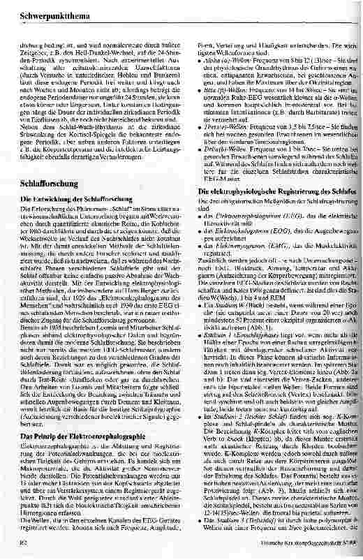 Vorschauseite 2: Schlaf und Schlafstörungen