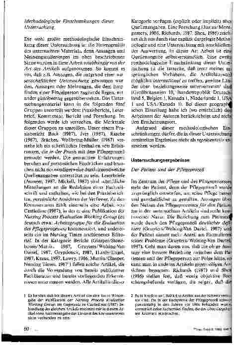 Vorschauseite 2: Ansichten und Meinungen zum Pflegeprozeß: Eine hermeneutische Untersuchung von Aussagen in Fachschriftenartikeln
