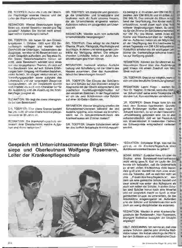 Vorschauseite 4: Gespräch mit Flottenarzt Dr. Herbert Toepfer