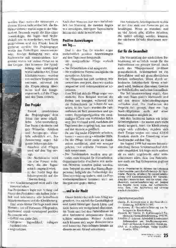 Vorschauseite 2: Damit die Nacht wieder zur Nacht wird Psychosoziale Gesundheitsförderung
