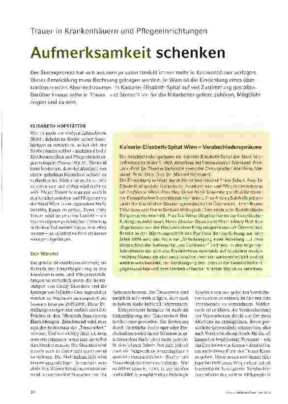 Vorschauseite 1: Aufmerksamkeit schenken