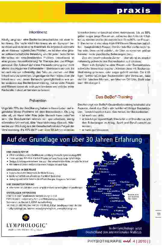 Vorschauseite 3: BeBo®-Training Das Erfolgskonzept für den Beckenboden