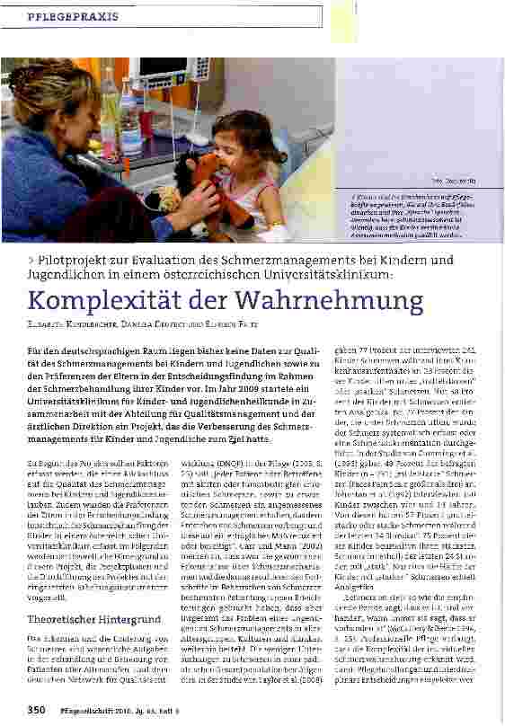 Vorschauseite 1: Komplexität der Wahrnehmung