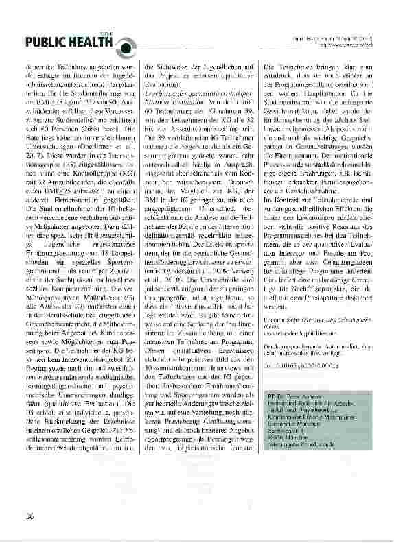 Vorschauseite 2: Gesundheitsförderung übergewichtiger Auszubildender im Betrieb