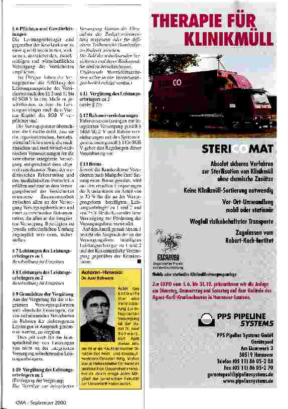 Vorschauseite 2: So kann die integrierte Versorgung mit Leben erfüllt werden Muster einer Vereinbarung zur Integrierten Versorgung nach § 140 a SGB V