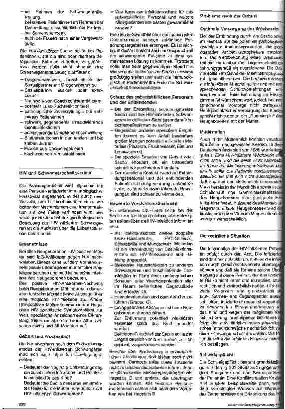 Vorschauseite 2: Aids, Gynäkologie und Geburtshilfe