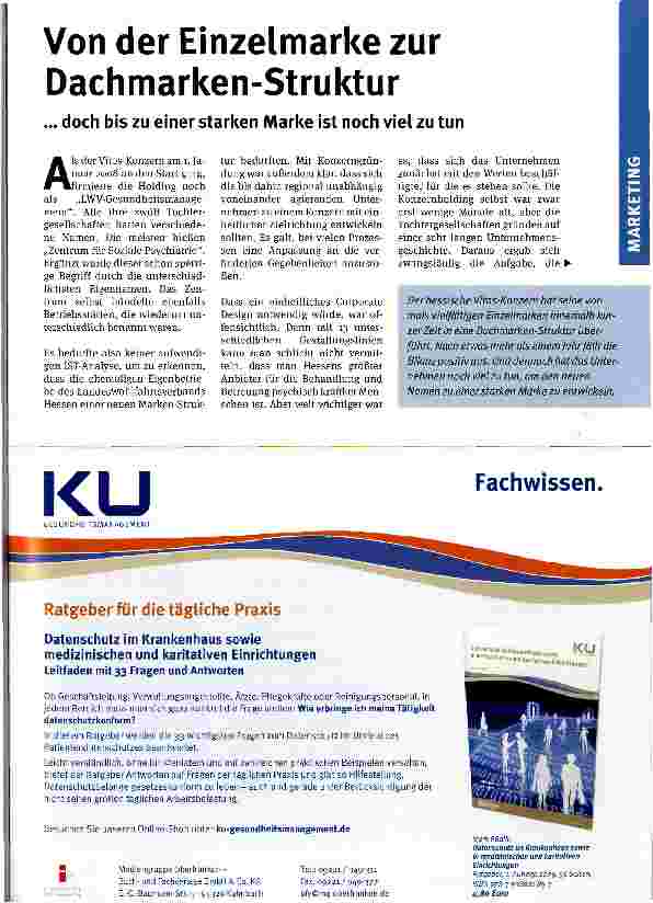 Vorschauseite 1: Von der Einzelmarke zur Dachmarken-Struktur