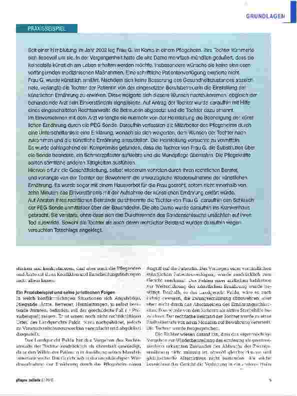 Vorschauseite 2: Rechtsgrundlagen der palliativen Versorgung