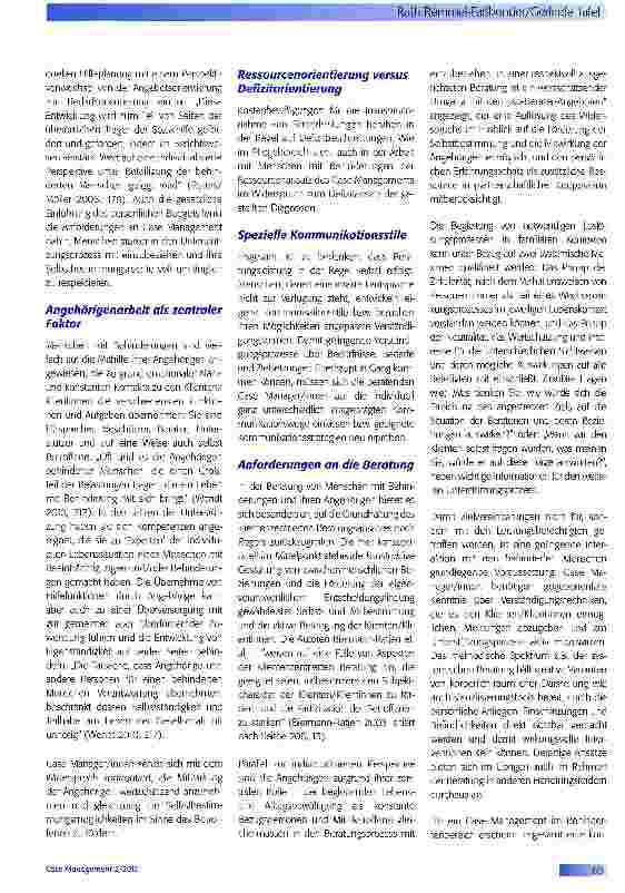 Vorschauseite 6: Beratung im Kontext von Case Management