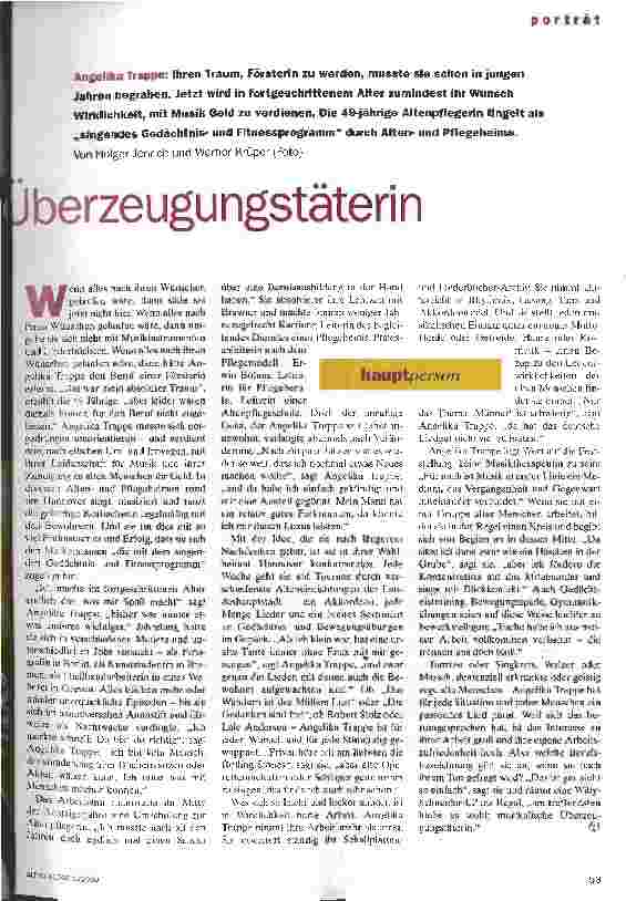 Vorschauseite 2: Musikalische Überzeugungstäterin