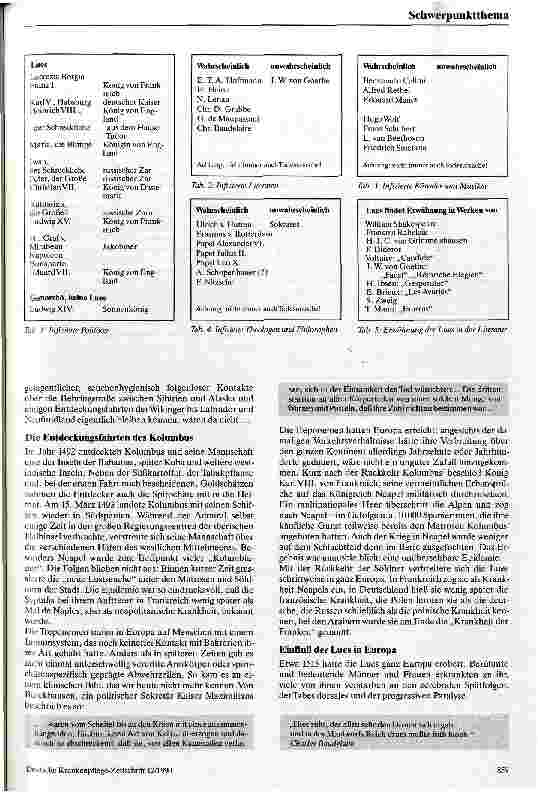 Vorschauseite 2: Das Gift der Venus - Zur Wirkungsgeschichte der Lues/Syphilis