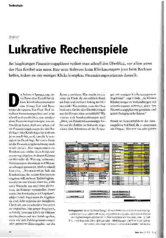 Vorschauseite 1: Lukrative Rechenspiele