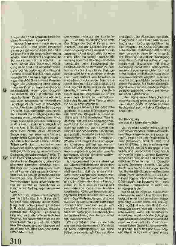 Vorschauseite 3: Die Würde des Menschen und das Heimgesetz