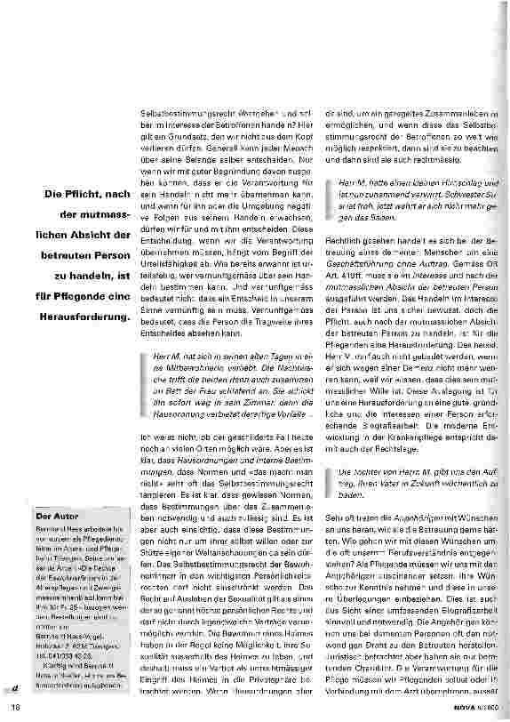 Vorschauseite 2: Jede Person hat das Recht auf persönliche Freiheit