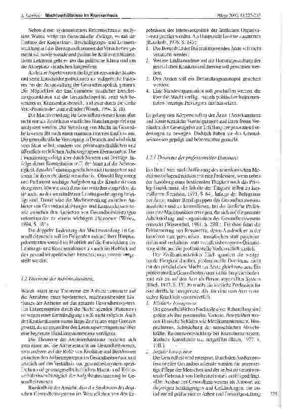 Vorschauseite 2: Machtverhältnisse im Krankenhaus