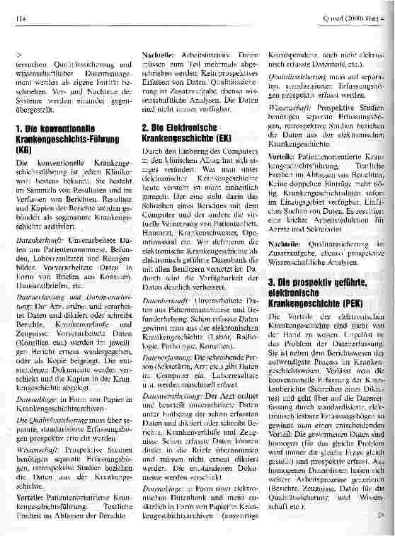 Vorschauseite 2: Von der Integration der Qualitätserfassung in den klinischen Alltag