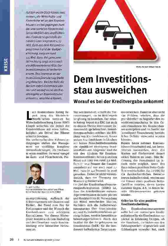 Vorschauseite 1: Dem Investitionsstau ausweichen
