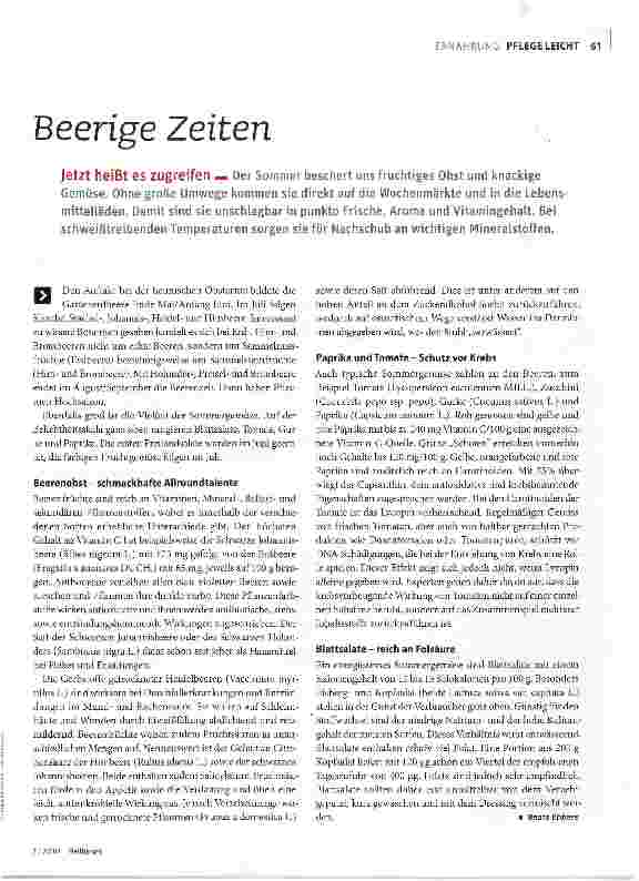 Vorschauseite 2: Beerige Zeiten