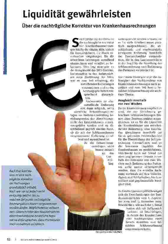 Vorschauseite 1: Liquidität gewährleisten