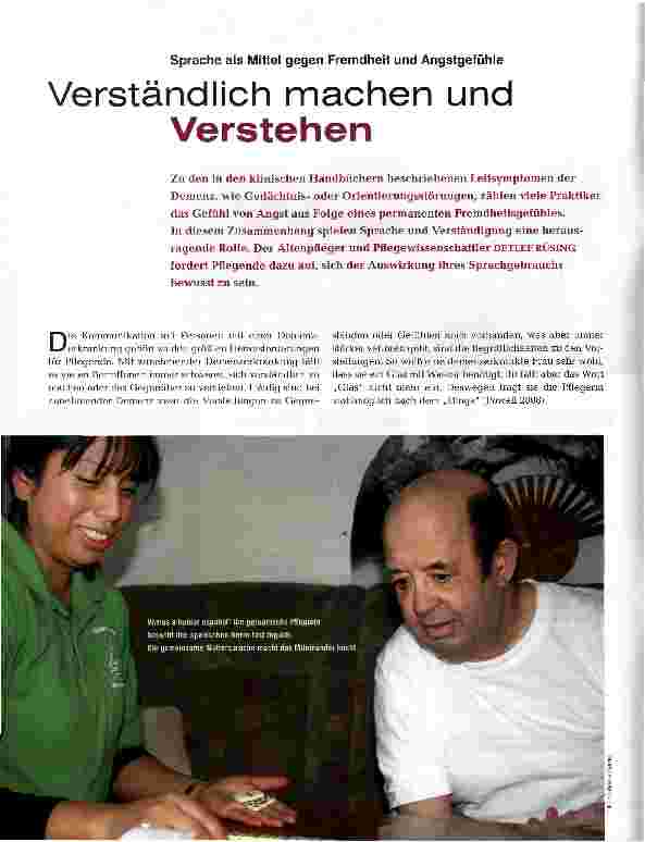 Vorschauseite 1: Verständlich machen und Verstehen