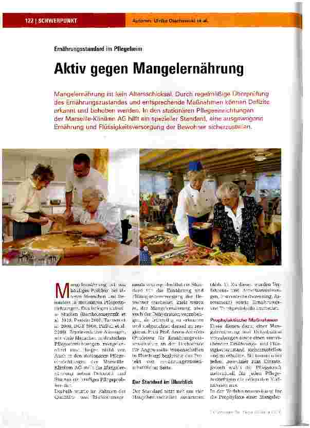 Vorschauseite 1: Aktiv gegen Mangelernährung